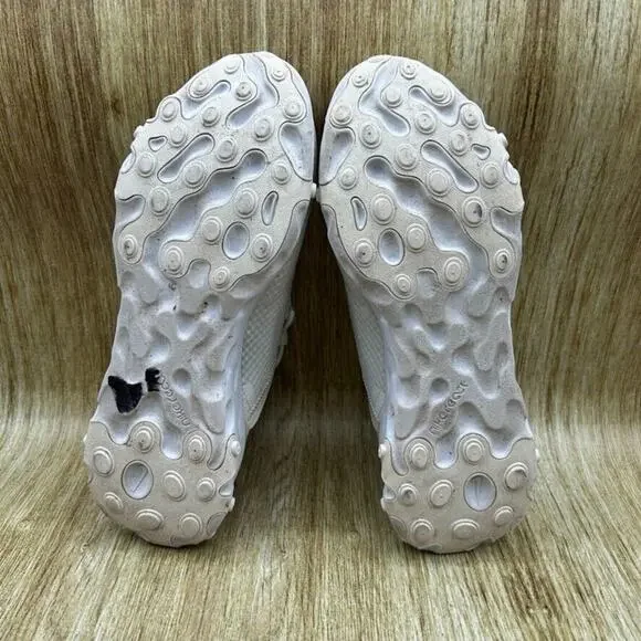 Nike React Element 55 Women's Size 6.5 White Iridescent Running Shoes CN0147-100 - Picture 8 of 9